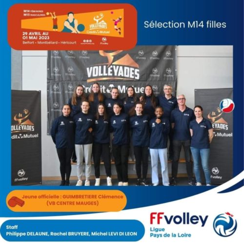 Selection M14F PDL Volleyades 2023