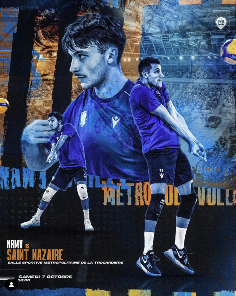 Nantes-Rezé vs Saint-Nazaire. pro volley Pays de la Loire