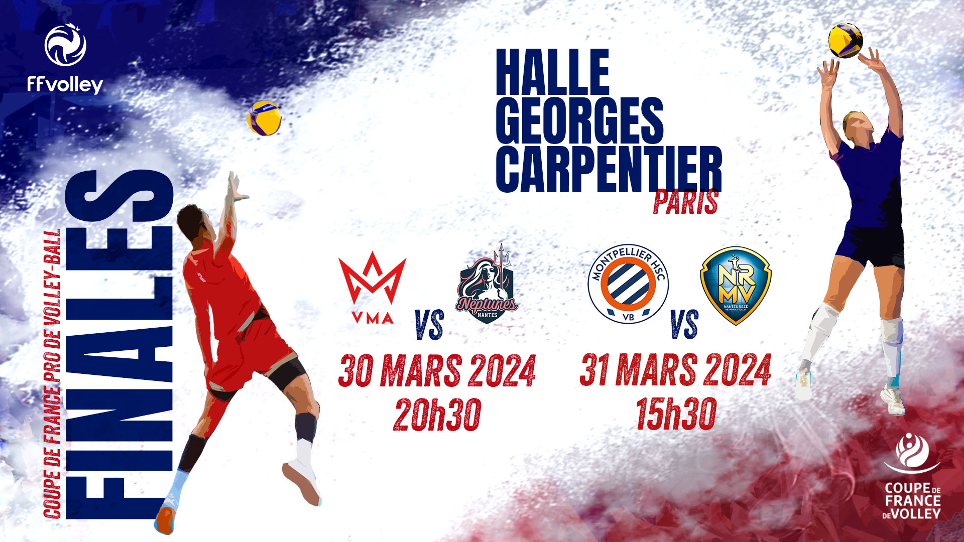 Finales CDF Volley mars 2024