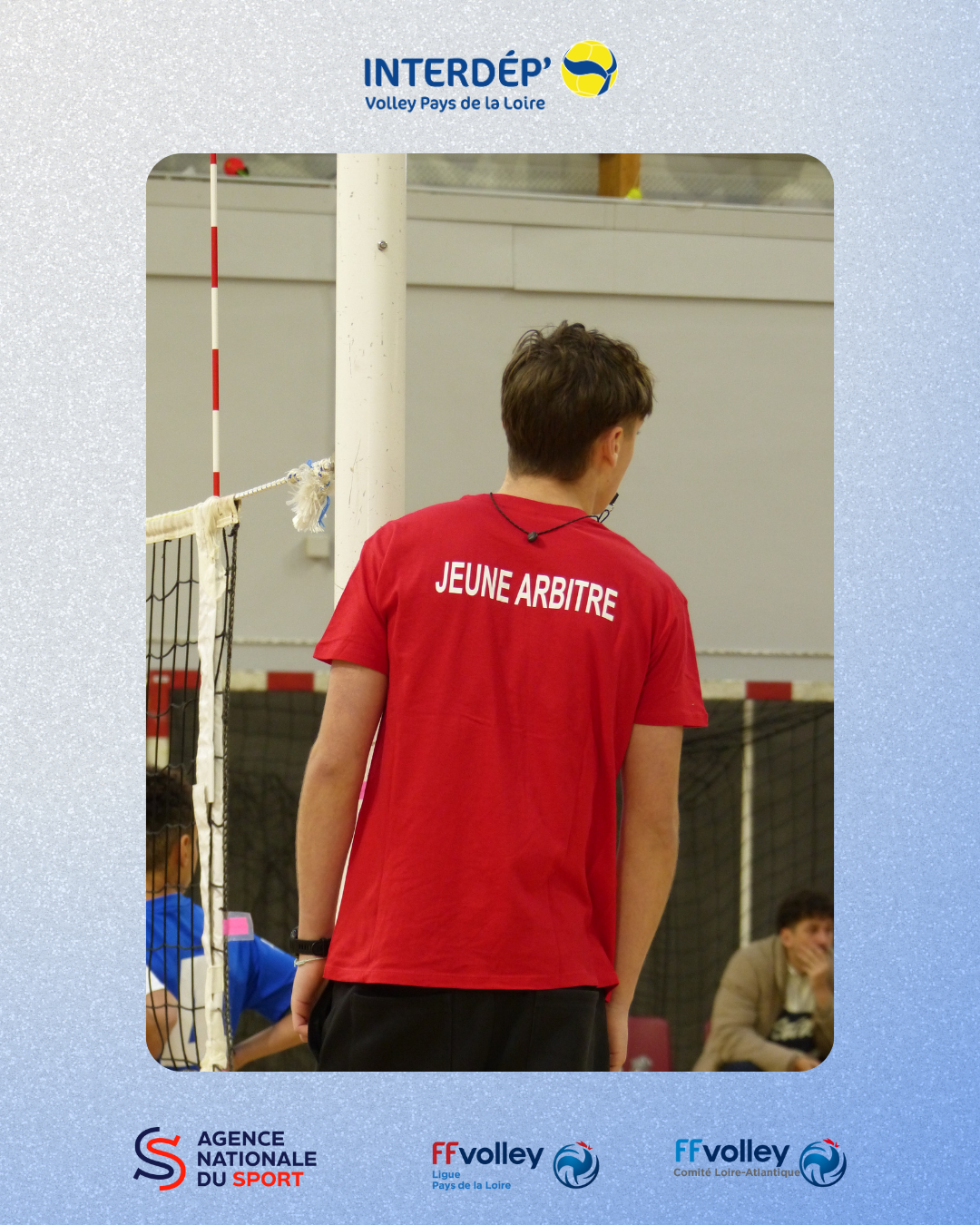 Interdeps volley m11 m13 pays de la loire 3 janvier 2026 jeune arbitre