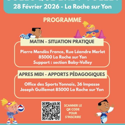 colloque baby-volley pays de la loire fevrier 2026