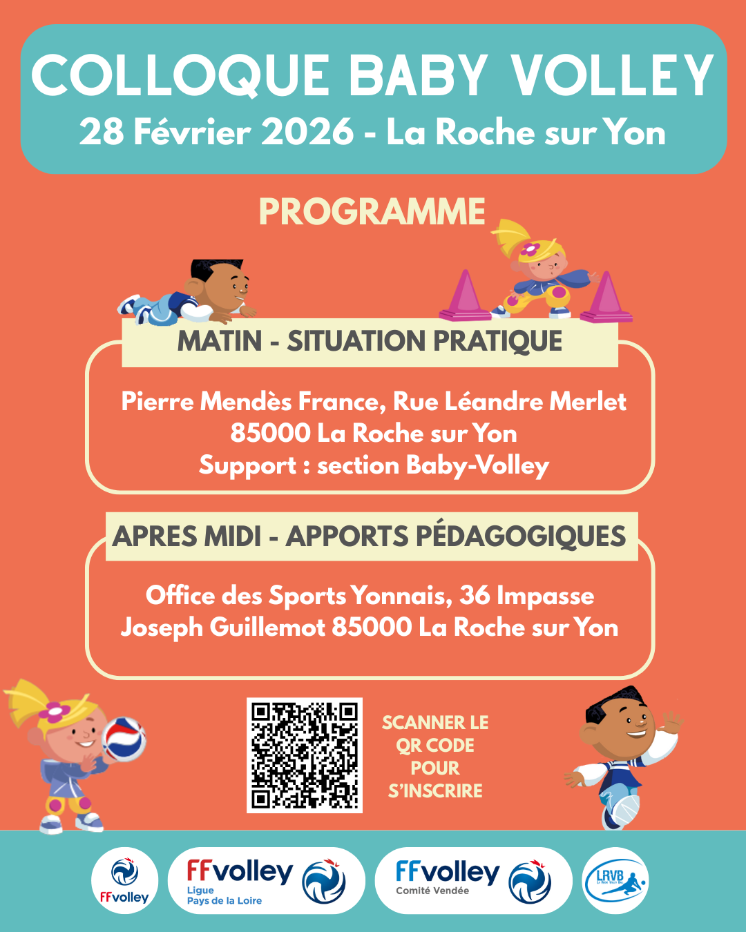colloque baby-volley pays de la loire fevrier 2026