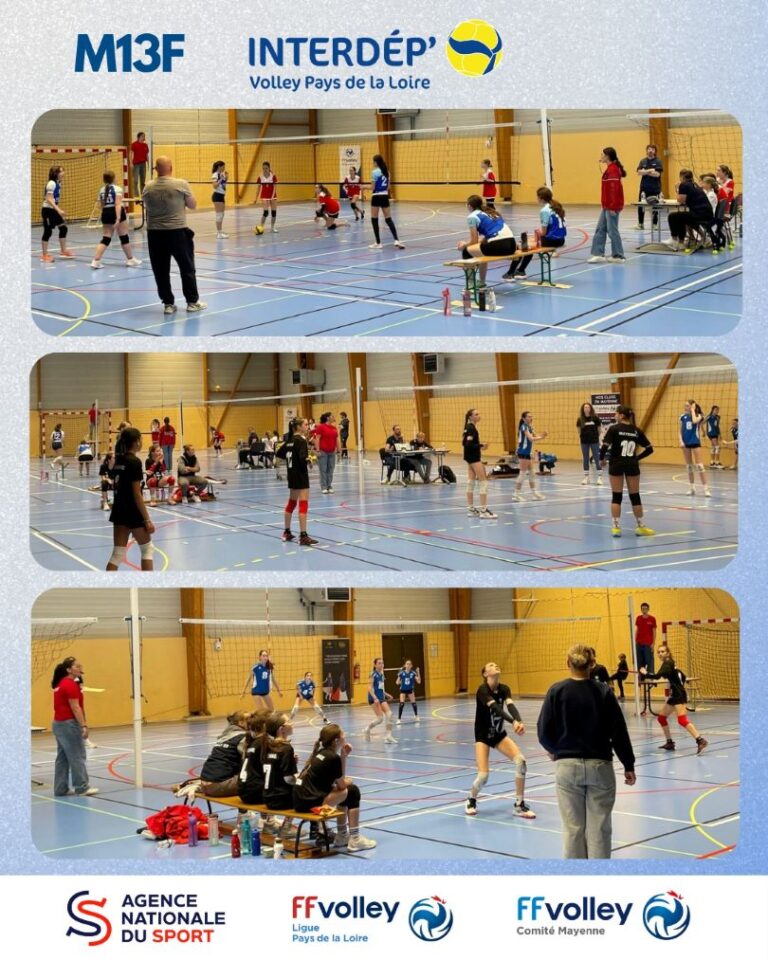 Retour en images et classement interdeps m13f Pays de la Loire 2026