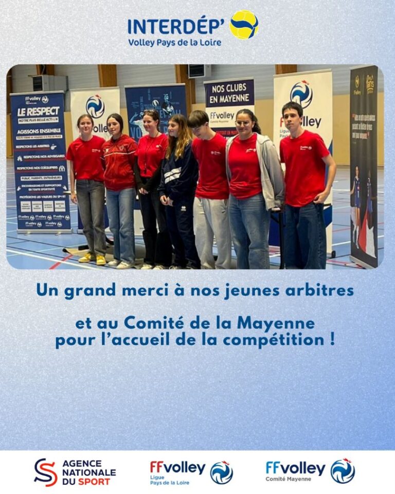 arbitres interdeps m13 Pays de la Loire 2026