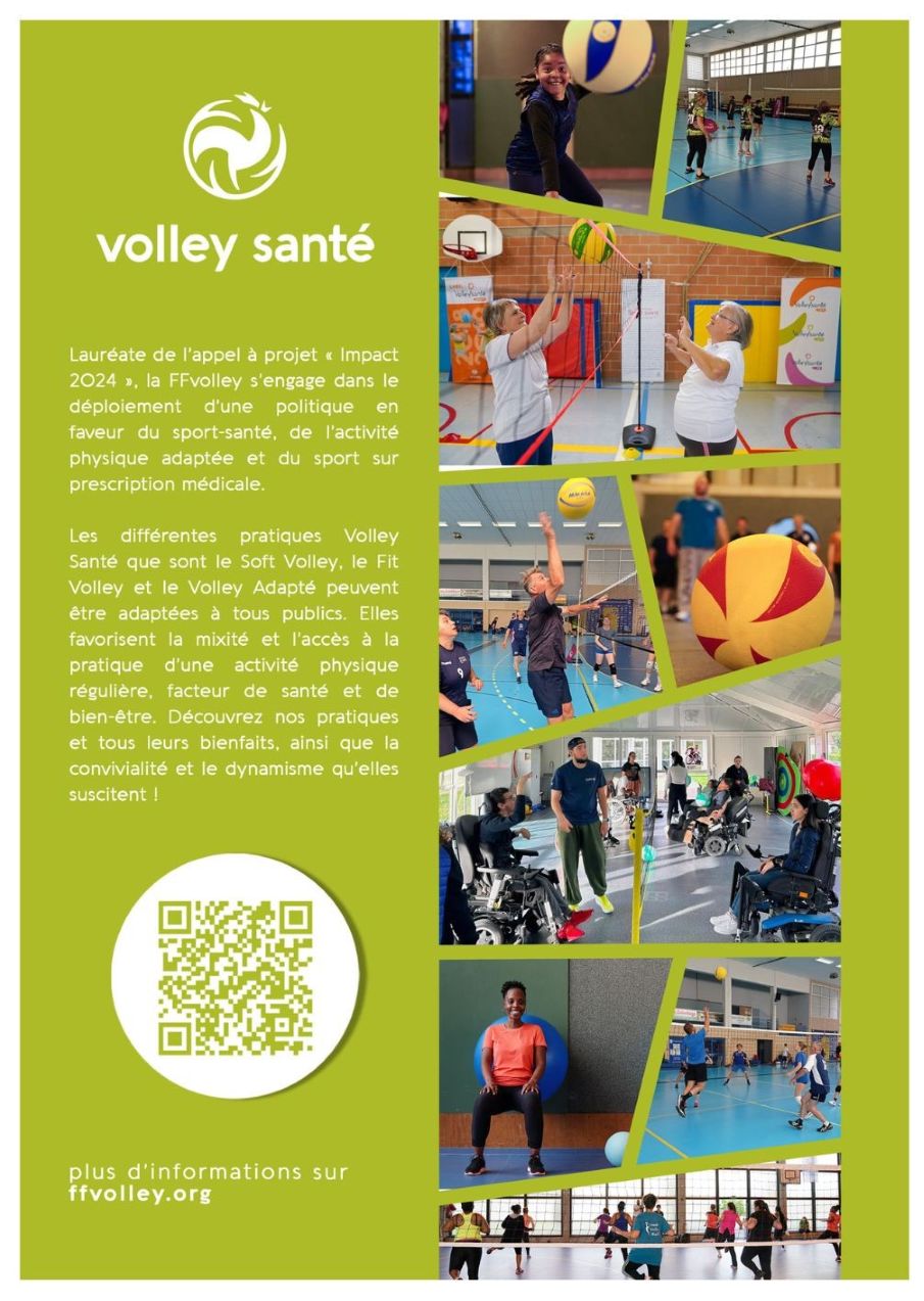 Verso Flyer Volley Santé FFVolley web
