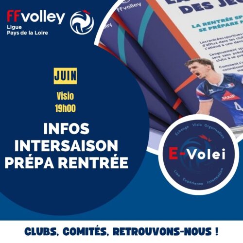 Visio Dirigeants Volley Pays de la Loire Prépa Rentrée