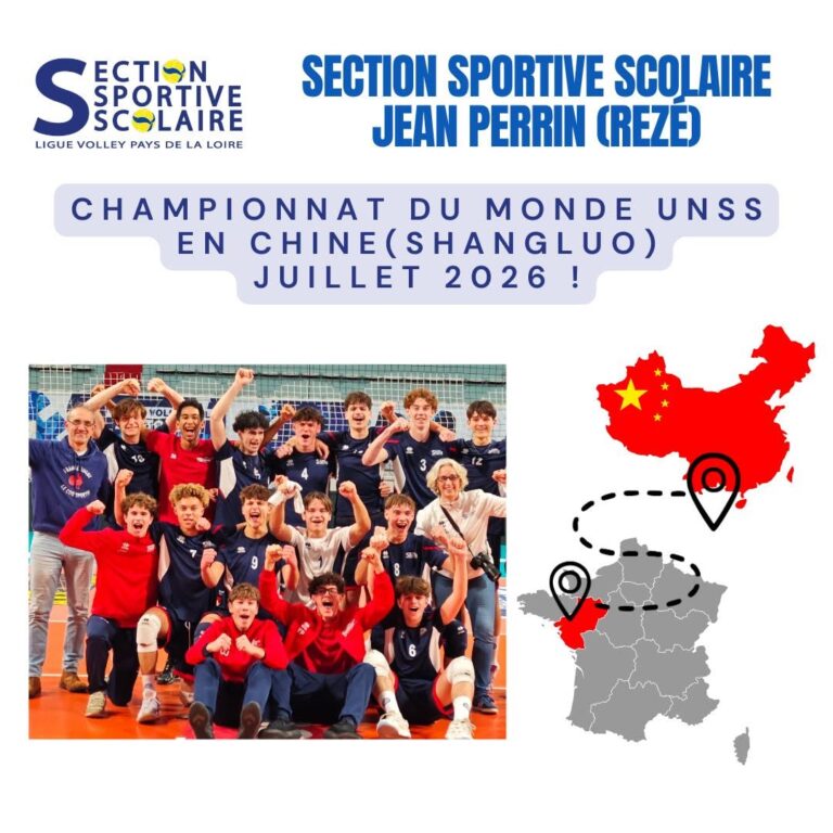 Section Sportive Rezé championnat monde unss volley 2026