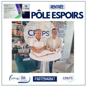 Partenariat CREPS Ligue Volley Pays de la Loire Pole