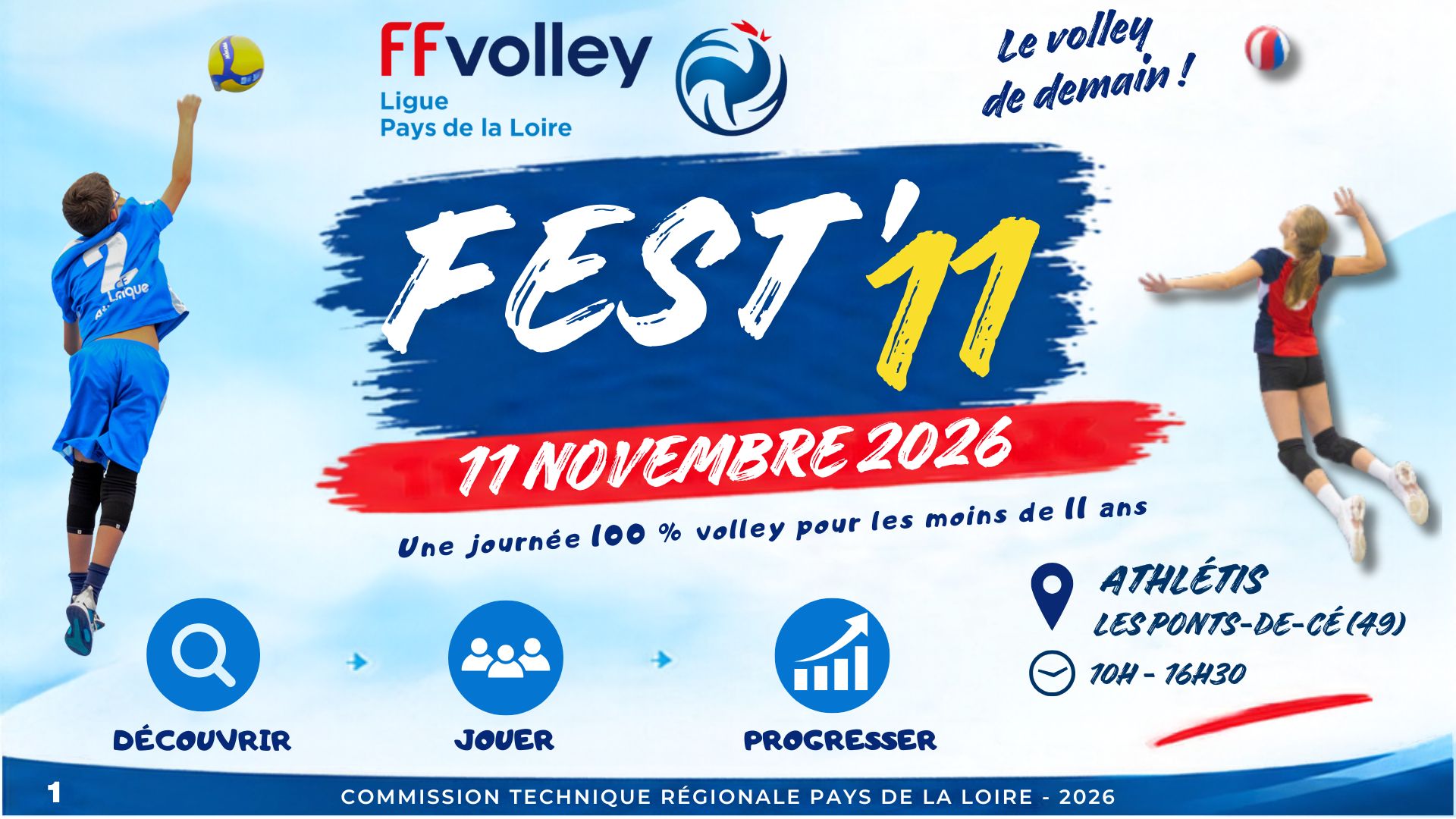 Fest11 Volley M11 Pays de la Loire