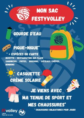 Pense bête sac FestyVolley